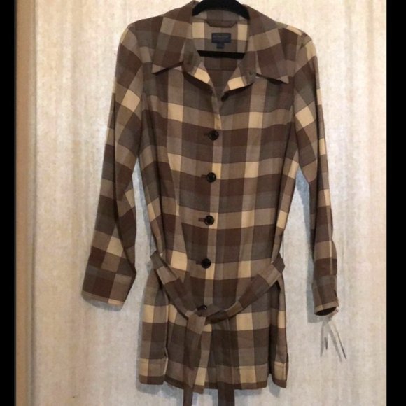 Pendleton Jackets & Blazers - Large Women's Pendleton Plaid Tunic /Jacket NWT